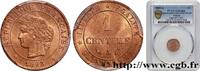 FRANCE 1 centime Cérès III REPUBLIC Paris 1893 (15mm, 1g, 6h) -