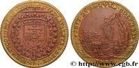 FRANCE Jeton bimétallique module 28, Jean Louis Nogaret d NORMANDIE - LES GOUVERNEURS 1588 (28mm, 4,56g, 6h) -