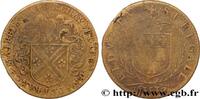 FRANCE Jeton Lt 27, René Chauvet, maire de Tours MAIRIE DE TOURS 1635-1636 (27mm, 5,6g, 6h) -
