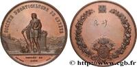 FRANCE Médaille, Société d’horticulture de Genève SOCIÉTÉS D'AGRICULTURE, HORTICULTURE, PÊCHE ET CHASSE Suisse, Genève n.d. (54mm, 79,52g, 12h) -