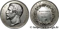 FRANCE Médaille de récompense, Société impériale et centr SOCIÉTÉS D'AGRICULTURE, HORTICULTURE, PÊCHE ET CHASSE 1863 (50,5mm, 62,05g, 12h) -