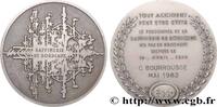 FRANCE Médaille, Raffinerie de Bordeaux, ESSO INDUSTRIES Monnaie de Paris 1982 (67,5mm, 188,15g, 12h) -