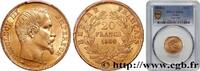 FRANCE 20 francs or Napoléon III, tête nue SECOND EMPIRE Paris 1860 (21mm, 6,45g, 6h) -