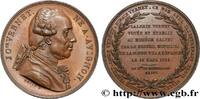 FRANCE Médaille, Joseph Vernet ARTISTES : MUSICIENS, PEINTRES, SCULPTEURS 1826 (41mm, 35,79g, 12h) -