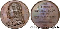 FRANCE Médaille, Nicolas Poussin GALERIE MÉTALLIQUE DES GRANDS HOMMES FRANÇAIS 1817 (40,5mm, 37,23g, 12h) -