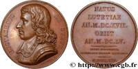 FRANCE Médaille, Eustache Le Sueur SÉRIE NUMISMATIQUE DES HOMMES ILLUSTRES 1825 (41,5mm, 45,29g, 12h) -