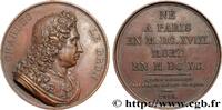 FRANCE Médaille, Charles le Brun GALERIE MÉTALLIQUE DES GRANDS HOMMES FRANÇAIS 1818 (40,5mm, 39,52g, 12h) -