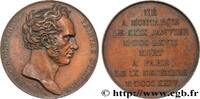 FRANCE Médaille, Anne-Louis Girodet ARTISTES : MUSICIENS, PEINTRES, SCULPTEURS 1824 (40,5mm, 36,17g, 12h) -