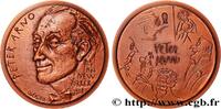 FRANCE Médaille, Peter Arno, n°1 ARTISTES : MUSICIENS, PEINTRES, SCULPTEURS Monnaie de Paris 1982 (75,5mm, 200,77g, 12h) -