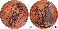 FRANCE Médaille, Gustave-Henri Jossot, n°6 ARTISTES : MUSICIENS, PEINTRES, SCULPTEURS Monnaie de Paris 1981 (75,5mm, 191,79g, 12h) -