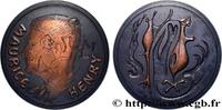 FRANCE Médaille, Maurice Henry, n°2 ARTISTES : MUSICIENS, PEINTRES, SCULPTEURS Monnaie de Paris 1980 (75,5mm, 190,58g, 12h) -