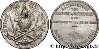 FRANCE Médaille, Association des anciens sous-officiers ARMÉES n.d. (18mm, 3,32g, 12h) -