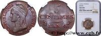 FRANCE 5 centimes Dupré, petit module DIRECTOIRE Paris 1796 (23mm, 5g, 6h) -