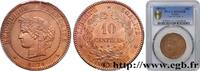 FRANCE 10 centimes Cérès III REPUBLIC Paris 1871 (30mm, 10g, 6h) -