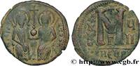 THE EMPIRE FROM ANASTASIUS TO MAURICE TIBERIUS (49 Follis JUSTIN II and SOPHIA Theoupolis (Antioche) 571-572 (30mm, 12,72g, 6h) -