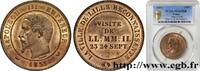 FRANCE Module de dix centimes, Visite impériale à Lille l SECOND EMPIRE Lille 1853 (30mm, 10,14g, 12h) -