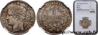 FRANCE 1 franc Cérès, IIIe République, petit A III REPUBLIC Paris 1872 (23,15mm, 5,0g, 6h) -