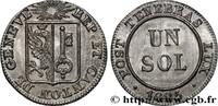 SWITZERLAND - REPUBLIC OF GENEVA 1 Sol SWITZERLAND - REPUBLIC OF GENEVA 1825 (19,5mm, 0,94g, 12h) -