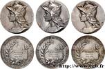 FRANCE Lot de 3 médailles, Cercle de la librairie IMPRIMERIE ET PAPETERIE n.d. (45,5mm, 131,75g, 12h) -