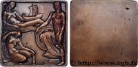FRANCE Plaquette uniface, Epreuve d’artiste ART, PEINTURE ET SCULPTURE n.d. (71,5mm, 265,52g, 12h) -