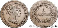 ITALY - PRINCIPALTY OF LUCCA AND PIOMBINO - FELIX 5 Franchi ITALY - PRINCIPALTY OF LUCCA AND PIOMBINO - FELIX BACCIOCHI AND ELISA BONAPARTE Florence 1807 (38mm, 24,54g, 6h) -