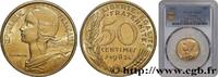 FRANCE 50 centimes Marianne, col à trois plis V REPUBLIC Paris 1963 (25mm, g, 6h) -