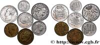 MONACO Lot de sept monnaies de Rainier III MONACO Paris n.d. (mm, g, 6h) -