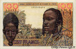 WEST AFRICAN STATES 100 Francs WEST AFRICAN STATES 100 Francs 1961 VF -
