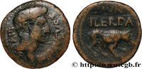 THE JULIO-CLAUDIANS (27 BC to 69 AD) As AUGUSTUS Ilerda, Catalogne c. 27 AC. - 14 AD (23mm, 5,72g, 1h) -
