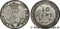 FRENCH GUIANA 10 Centimes FRENCH GUIANA Paris - A 1818 (22mm, 2,82g, 6h) -