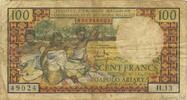 MADAGASCAR 100 Francs - 20 Ariary MADAGASCAR 100 Francs - 20 Ariary 1964 VG -