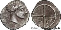 FRANCE Obole MA, tête à droite MASSALIA - MARSEILLE Marseille (13) c. 350-220 AC. (11mm, 0,78g, 1h) -