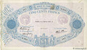 FRANCE 500 Francs BLEU ET ROSE modifié FRANCE 500 Francs BLEU ET ROSE modifié 1939 VF -