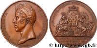 FRANCE Médaille, Mort de Louis XVIII, frappe postérieure CHARLES X 1824 (50,5mm, 58,75g, 12h) -
