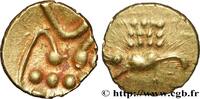 INDIA - INDIAN WORLD Fanam or INDIA - INDIAN WORLD 1820-1830 (8mm, 0,39g, h) -