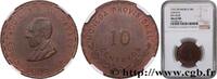 MEXICO - PROVISIONAL GOVERNMENT OF OAXACA 10 Centavos MEXICO - PROVISIONAL GOVERNMENT OF OAXACA 1915 (26mm, 8,31g, 6h) -