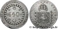 BRAZIL - EMPIRE OF BRAZIL - PETER I 640 Réis BRAZIL - EMPIRE OF BRAZIL - PETER I Rio de Janeiro 1825 (36mm, 17,79g, 12h) -