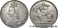 GREAT-BRITAIN - VICTORIA 1 Crown buste du jubilé GREAT-BRITAIN - VICTORIA 1887 (39mm, 28,23g, 12h) -