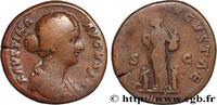 THE ANTONINES (96 AD to 192 AD) Sesterce FAUSTINA MINOR Rome 161 - 176 (31mm, 22,11g, 7h) -