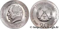 GERMAN DEMOCRATIC REPUBLIC 20 Mark Johann Wolfgang Von Goethe GERMAN DEMOCRATIC REPUBLIC Berlin 1969 (33mm, 20,56g, 12h) -