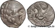 FRANCE Statère de billon au personnage allongé, stylisé GALLIA - AULERCI DIABLINTES (Area of Jublain) Mayenne (53) Ier siècle avant J.-C. (21,5mm, 4,05g, 3h) -
