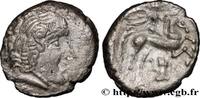 FRANCE Drachme au cavalier et à la main - P I PICTONES / BITURIGES - MID-WESTERN, Unspecified c. 80-60 AC. (15mm, 2,64g, 3h) -