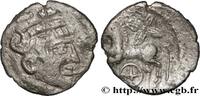 FRANCE Drachme au fleuron et à la rouelle PICTONES / BITURIGES - MID-WESTERN, Unspecified Ier siècle avant J.-C. (15,5mm, 1,40g, 12h) -