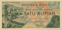 INDONESIA 1 Rupiah INDONESIA 1 Rupiah 1961 UNC -