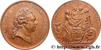 FRANCE Médaille, Mariage du dauphin, refrappe AMOUR ET MARIAGE Paris, Monnaie du Louvre (1770) (37,5mm, 25,04g, 12h) -