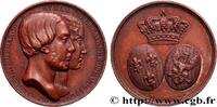 FRANCE Médaille, Mariage d’Henri de France et Marie Thérè AMOUR ET MARIAGE 1846 (20mm, 4,99g, 12h) -