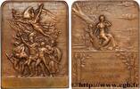 FRANCE Plaquette, Union des Sociétés d’éducation physique ARMÉES n.d. (50,5mm, 45,32g, 12h) -