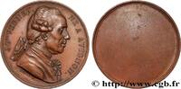 FRANCE Médaille uniface, Joseph Vernet ARTISTES : MUSICIENS, PEINTRES, SCULPTEURS 1826 (41mm, 41,35g, 12h) -