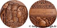 FRANCE Médaille, Hommage de la Coopération COOPERATIVES Monnaie de Paris n.d. (67,5mm, 219,66g, 12h) -
