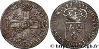 FRANCE Quinzain aux huit L LOUIS XIV THE SUN KING Metz 1693 (22mm, 1,67g, 6h) -
